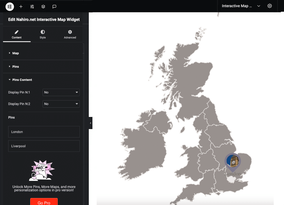 Interactive Map for Elementor Pro