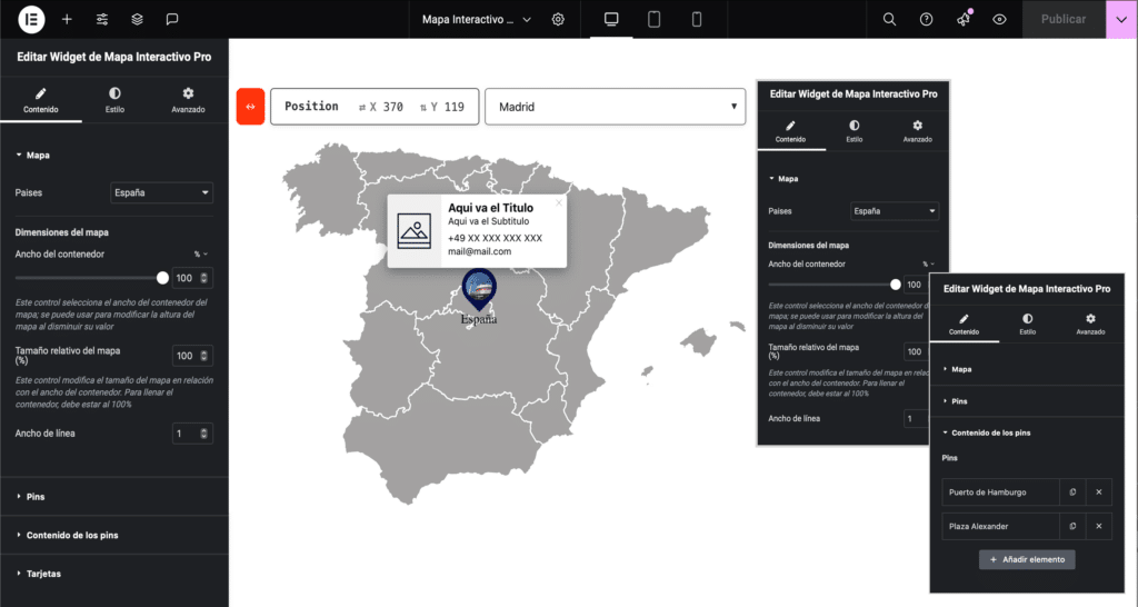 Mapa Pro Mapa Interactivo para Elementor Pro - Nahiro.Net 2025