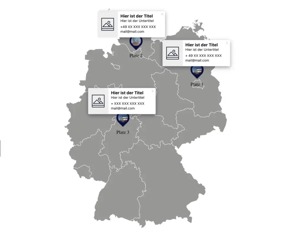 Interaktive Karte für WordPress